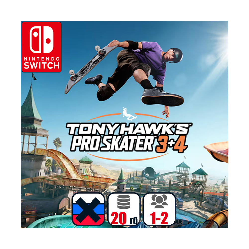 Tony Hawk's Pro Skater 3 + 4 | Nintendo Switch 1/2