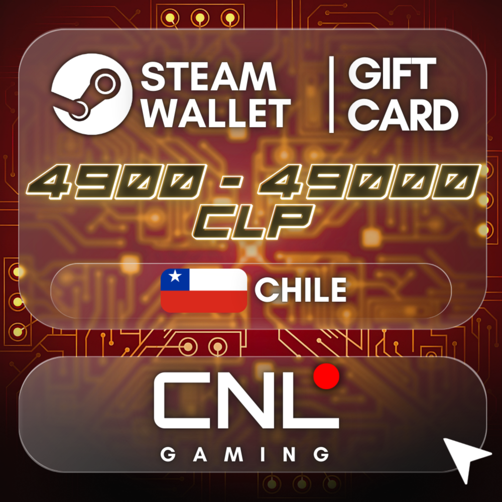 Steam Wallet Chile 4900–49000 CLP (подарочная карта)