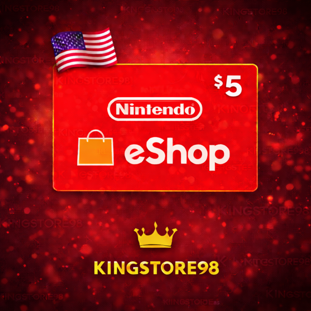 💎Карта пополнения Nintendo eShop 5$ USA США🍄💎