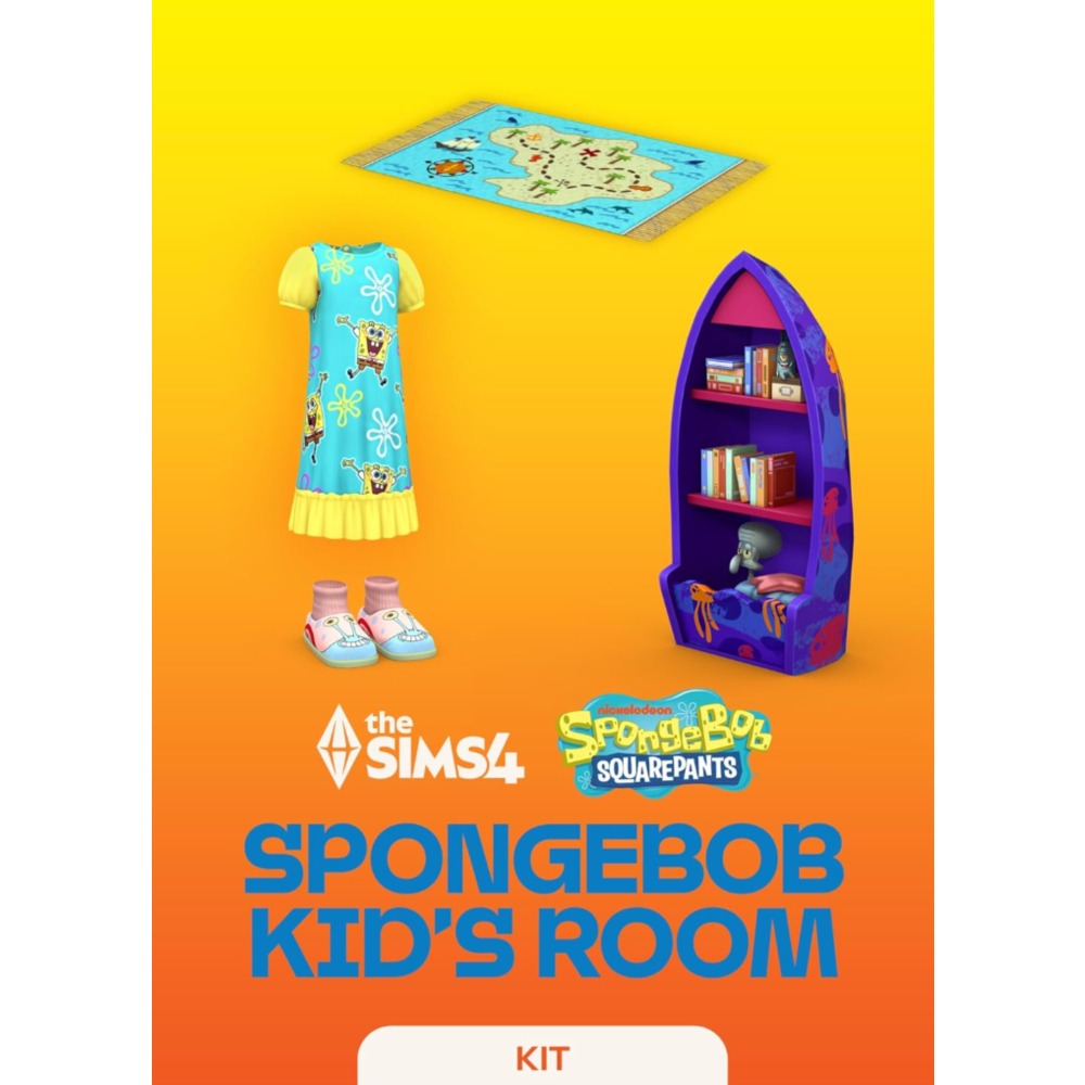 The Sims 4 Детская в стиле Губки Боба  /EA/ORIGIN🐭