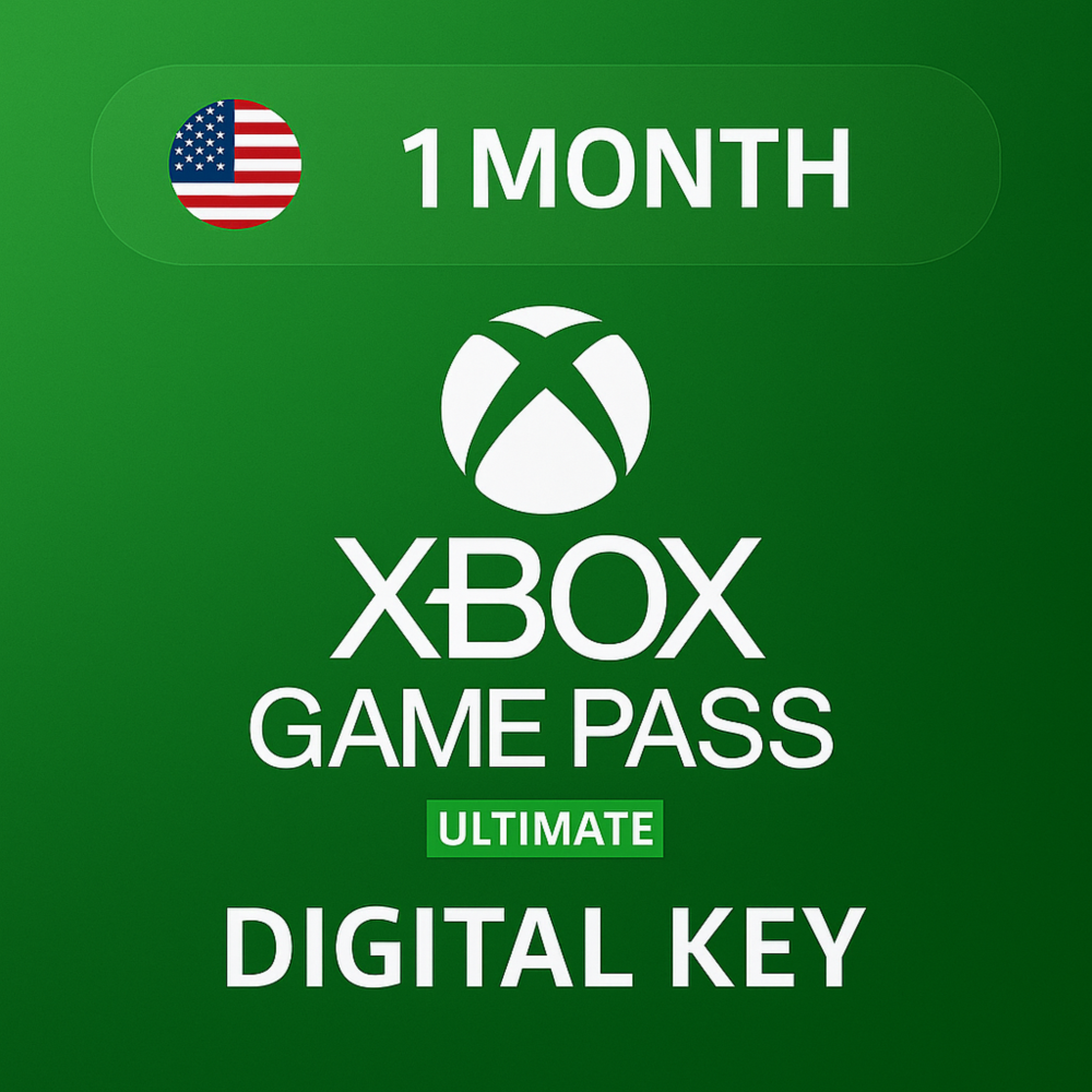 Xbox Game Pass Ultimate – 1 месяц США | КЛЮЧ