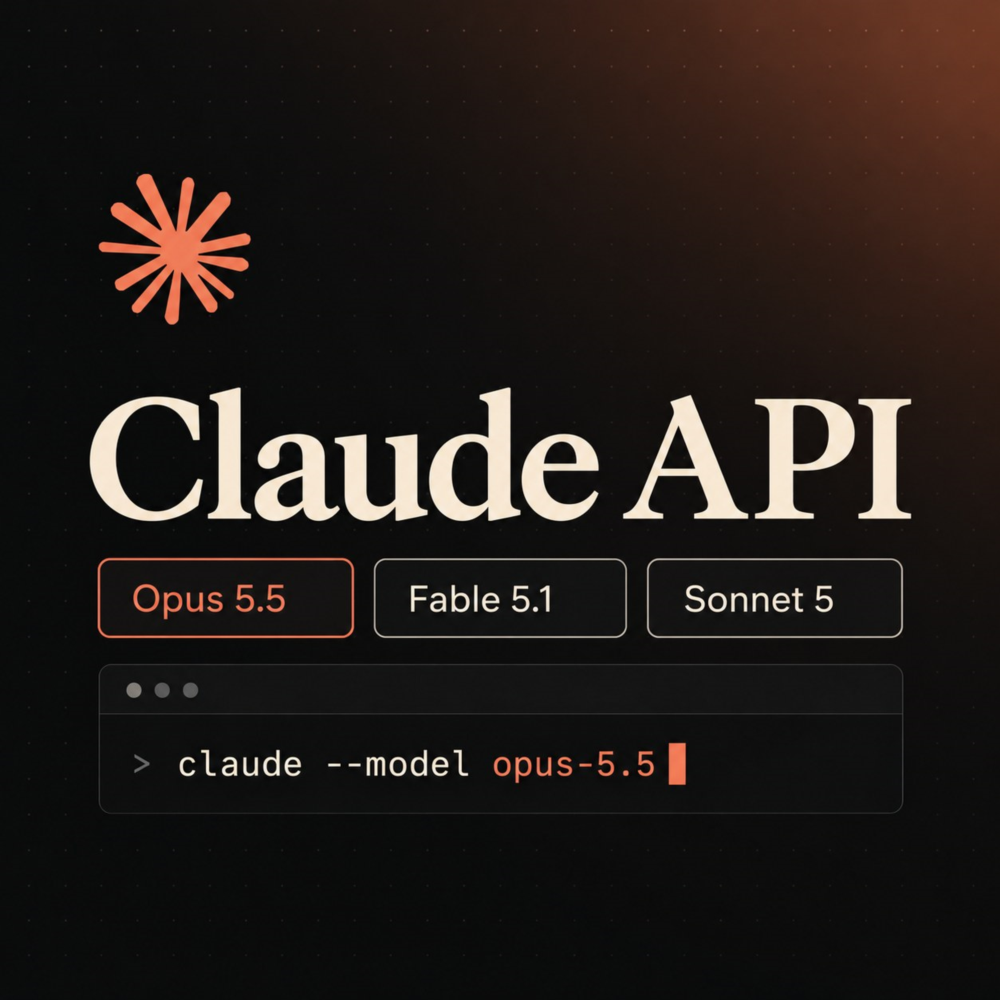 Claude AI API | Claude Code | Opus 5.5 | Fable 5.1 | Sonnet 5 | до 180M токенов