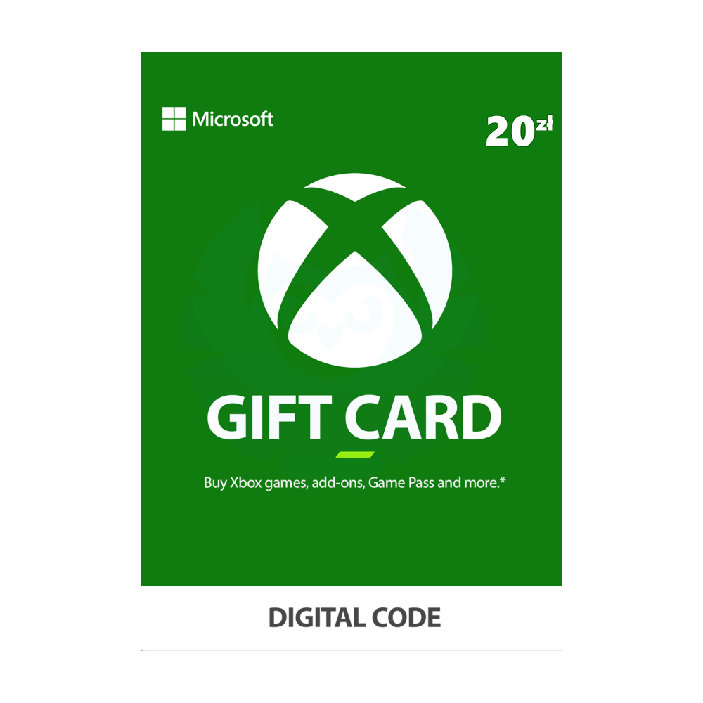 XBOX Live Gift Card 20 PLN (PL) (Microsoft Store/PL)