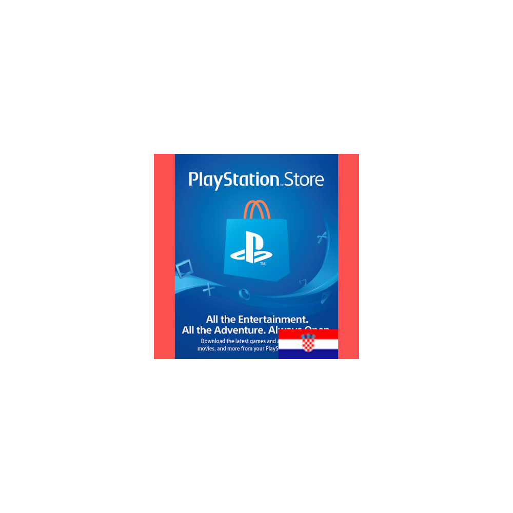 PLAYSTATION ПСН HR 80 EUR КАРТА ПОПОЛНЕНИЯ ХОРВАТИЯ