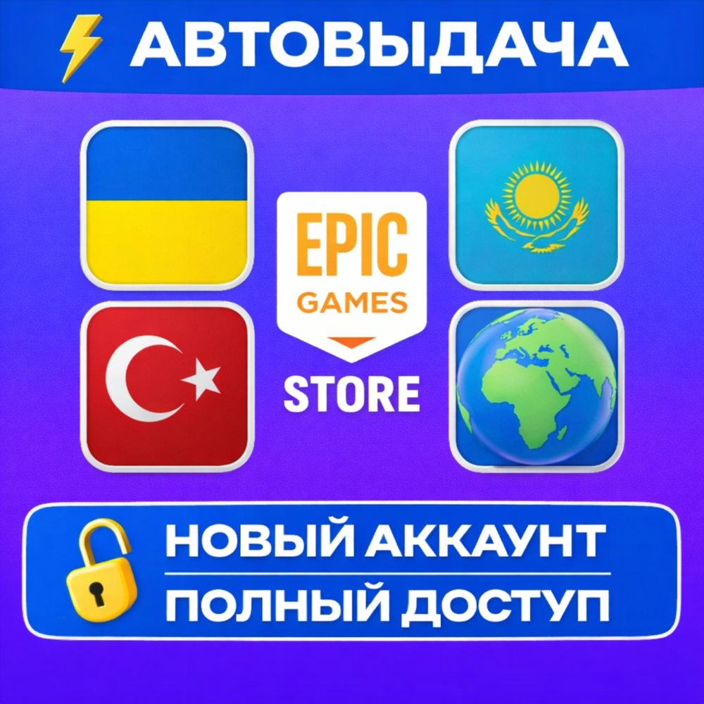 🔥Новый аккаунт Epic Games | Полный доступ