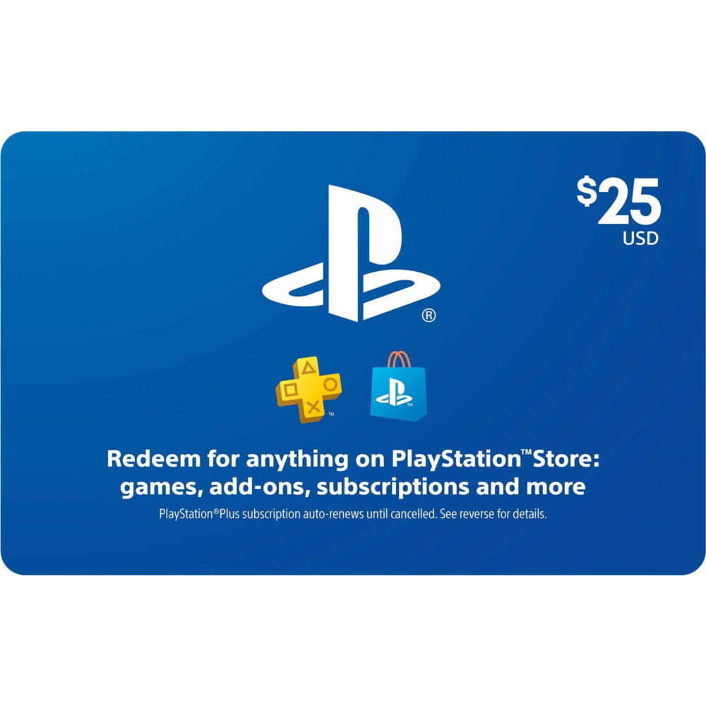 PlayStation Card (PSN) 25$ USA INSTANT KEY SENDING