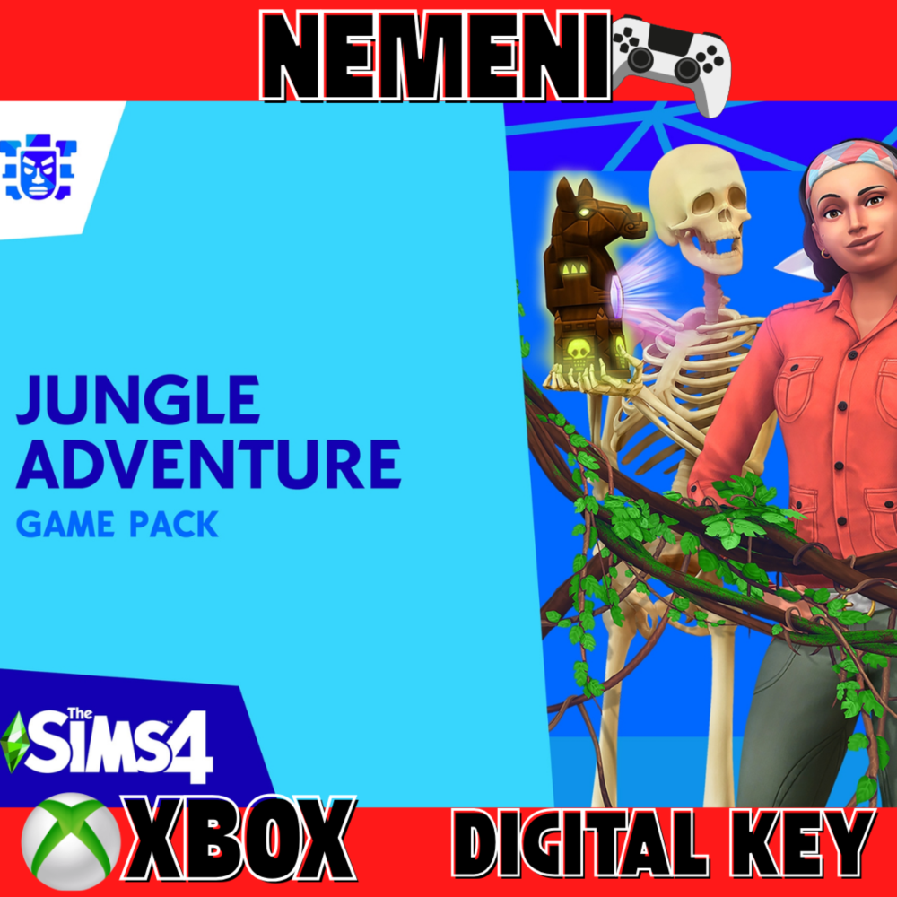 THE SIMS 4 JUNGLE ADVENTURE XBOX ONE SERIES X|S КЛЮЧ