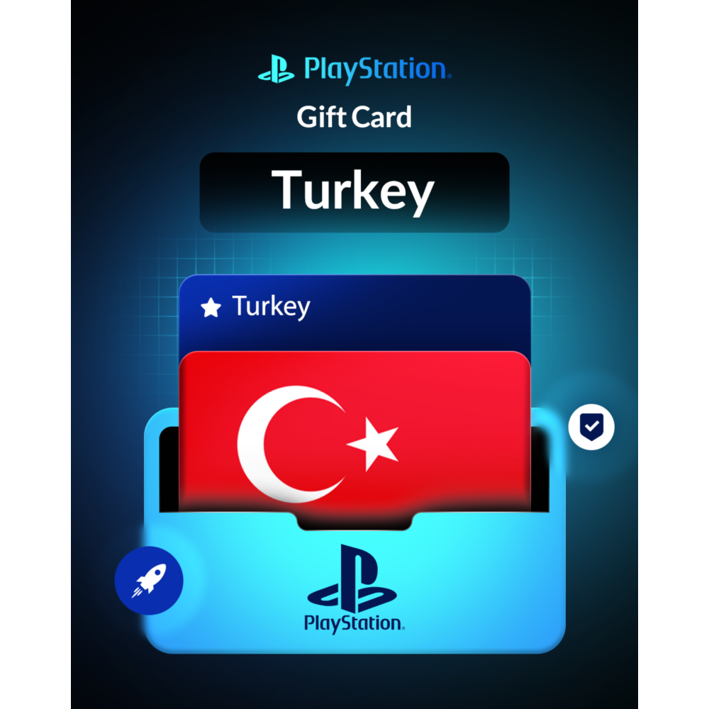 Подарочная карта PlayStation в Турции на 1000 турецк