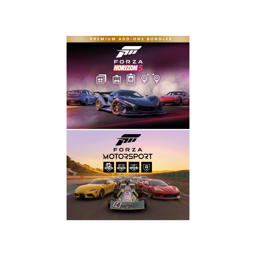 ✅ Forza Motorsport and Forza Horizon 5 Premium Add Xbox