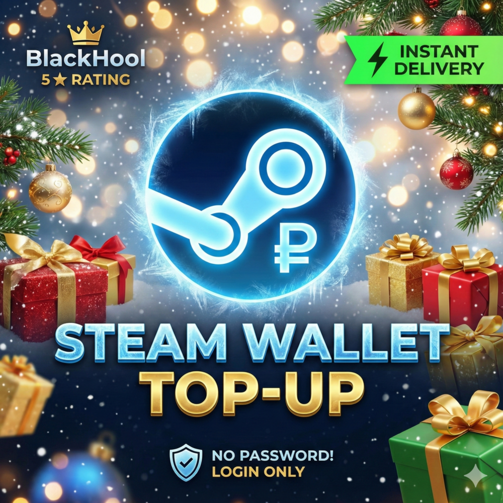 ⚡️ ПОПОЛНЕНИЕ STEAM RU/CIS/KZ | 100% НАДЕЖНО ⚡️