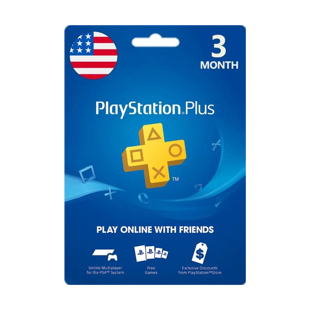 PlayStation Plus Essential (США) - 3 месяца Мгновенно