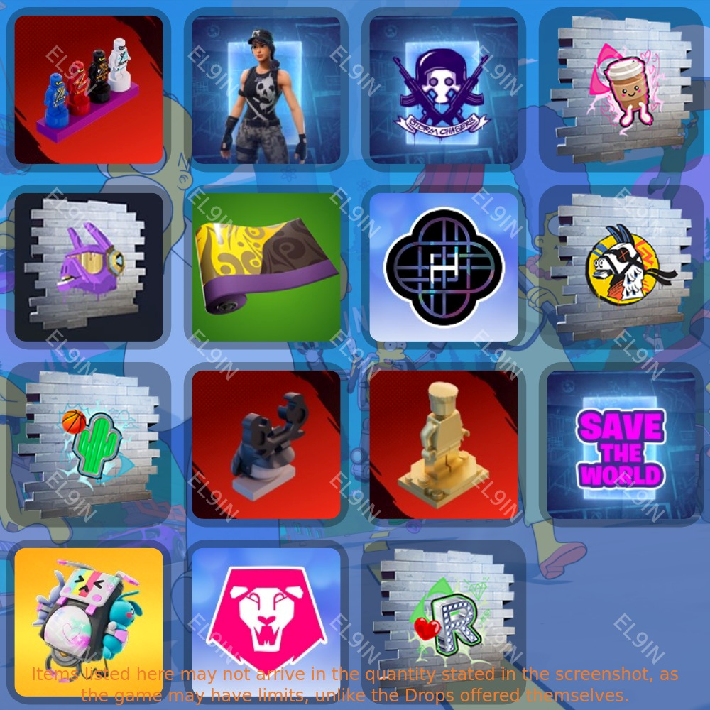 🏆Fortnite⚡Твич Дропсы🎶15 предметов + 🎁