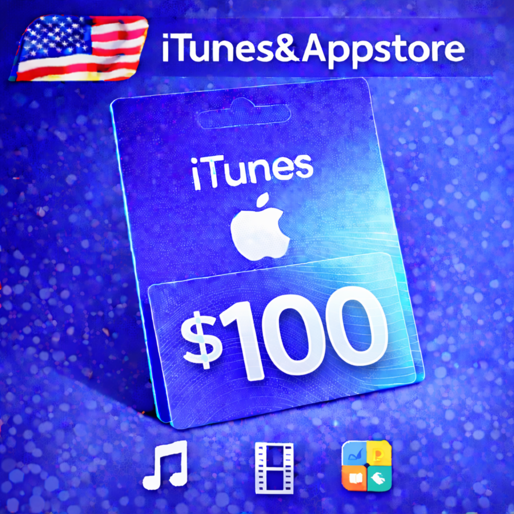 iTunes & App Store Подарочная карта — 100 USD (USA)