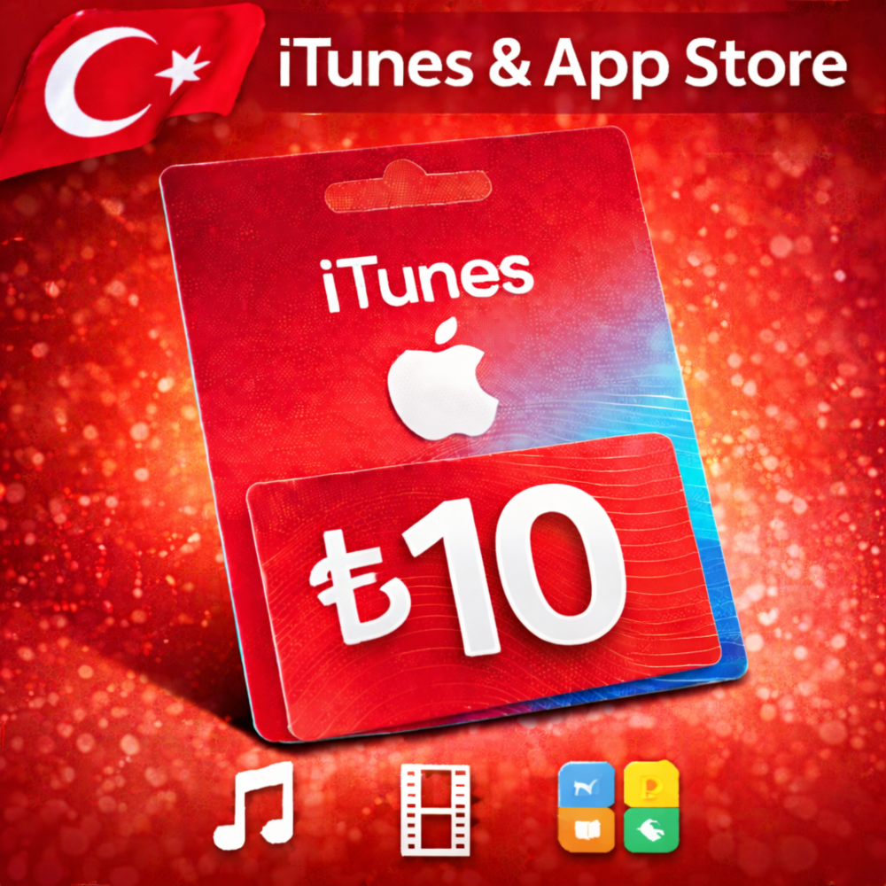 iTunes & App Store Подарочная карта — 10 TRY (TR)