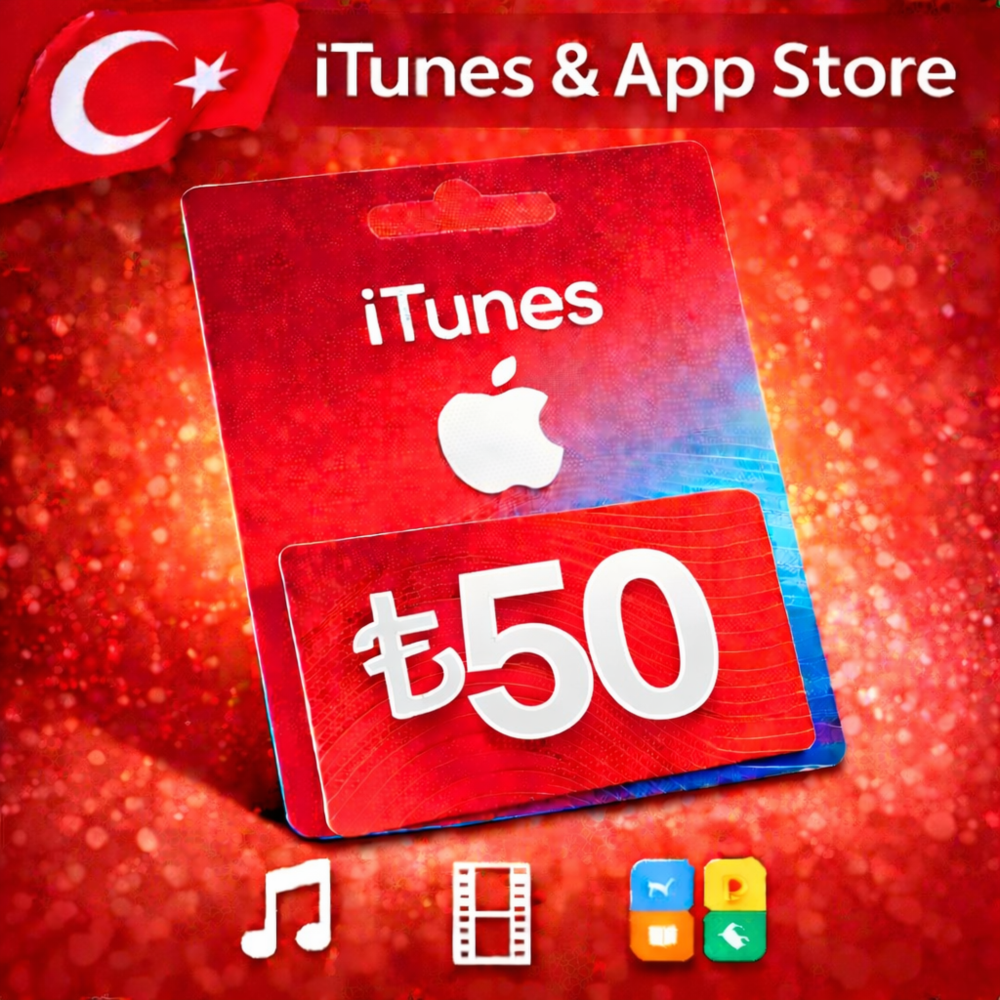 iTunes & App Store Подарочная карта — 50 TRY (TR)