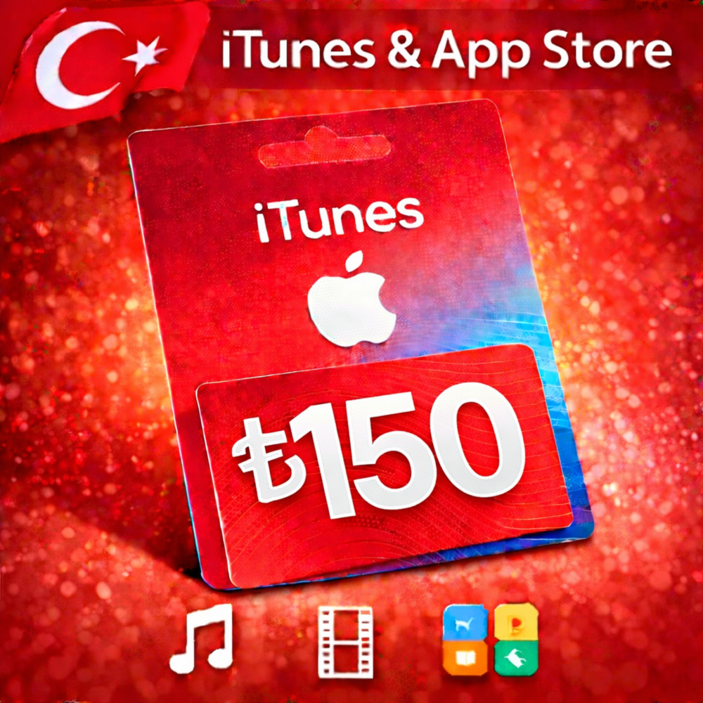 iTunes & App Store Подарочная карта — 150 TRY (TR)