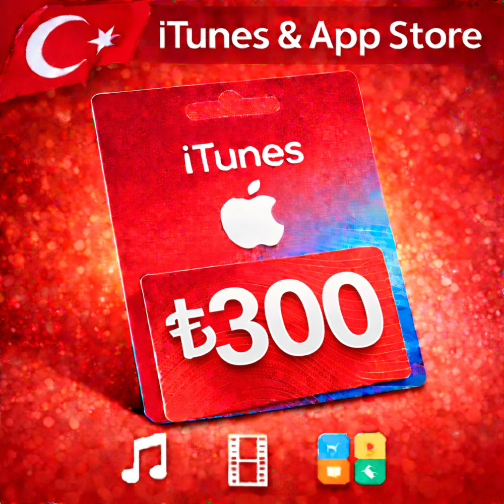 iTunes & App Store Подарочная карта — 300 TRY (TR)