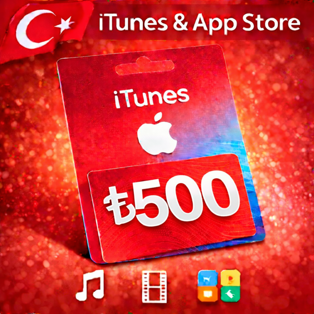 iTunes & App Store Подарочная карта — 500 TRY (TR)
