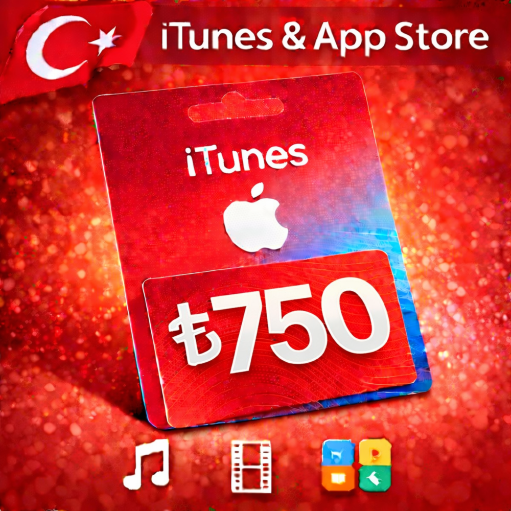 iTunes & App Store Подарочная карта — 750 TRY (TR)