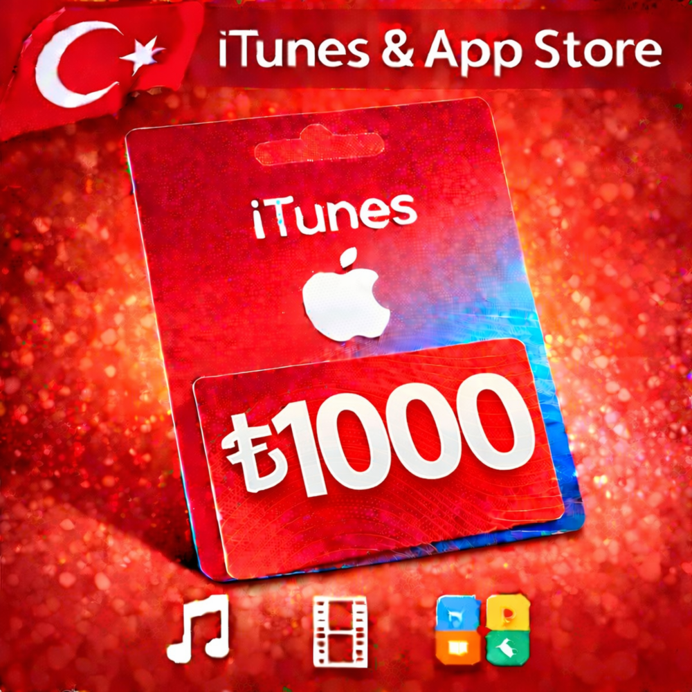 iTunes & App Store Подарочная карта — 1000 TRY (TR)