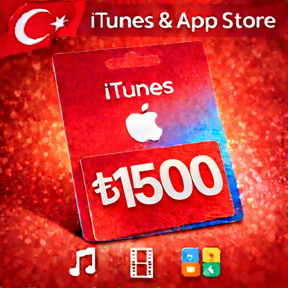 iTunes & App Store Подарочная карта — 1500 TRY (TR)