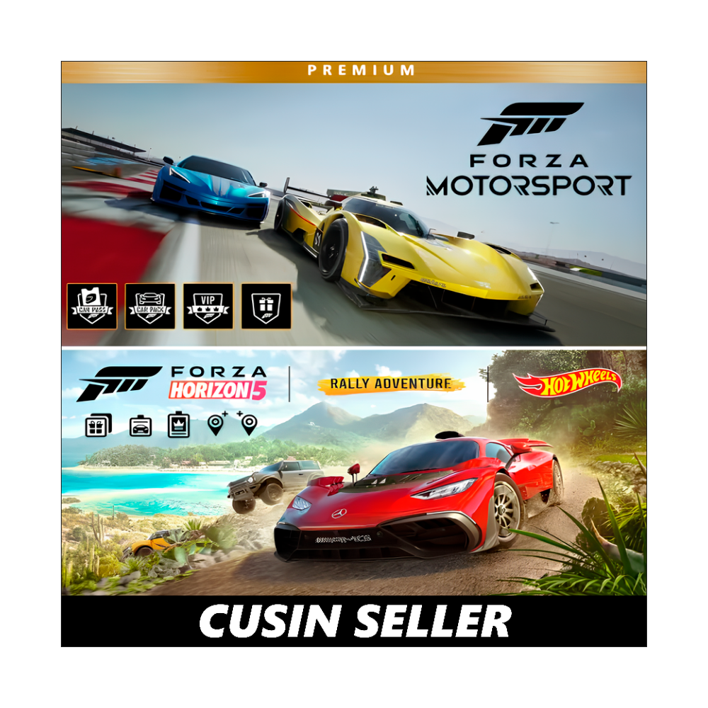 Forza Motorsport Premium + Forza Horizon 5 Premium
