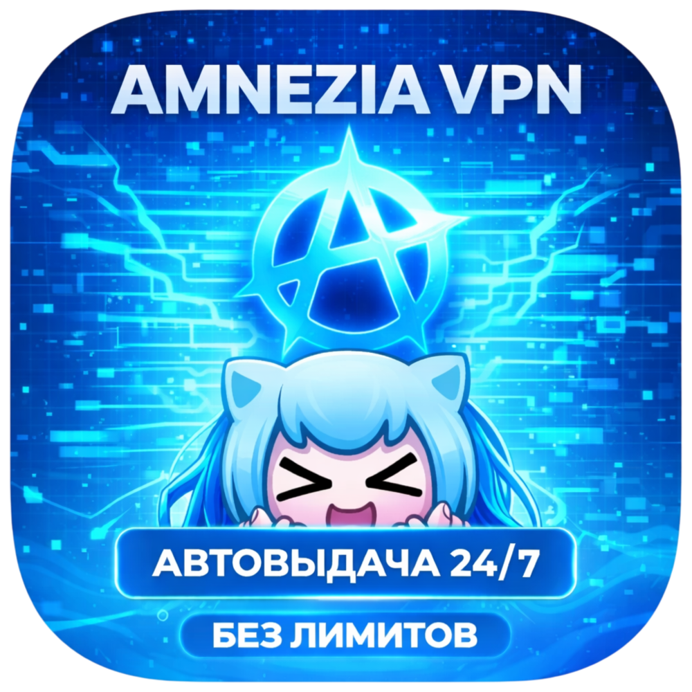 🔥 VPN / ВПН прокси Amnezia / Wireguard Германия от 1 месяца — быстрый анонимный VPN
