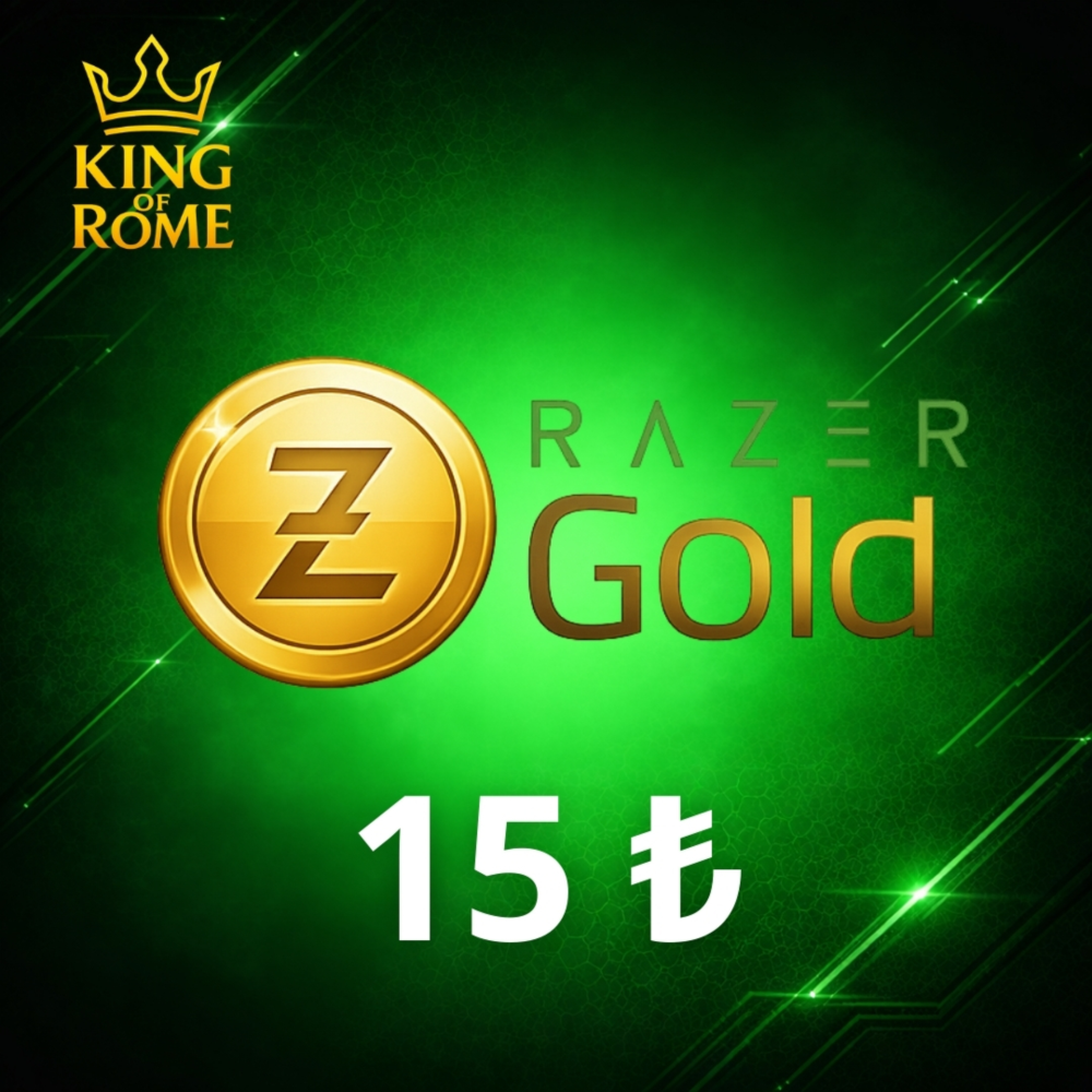 Razer Gold Турция (15 ₺) Подарочная карта | 24/7 Автодоставка