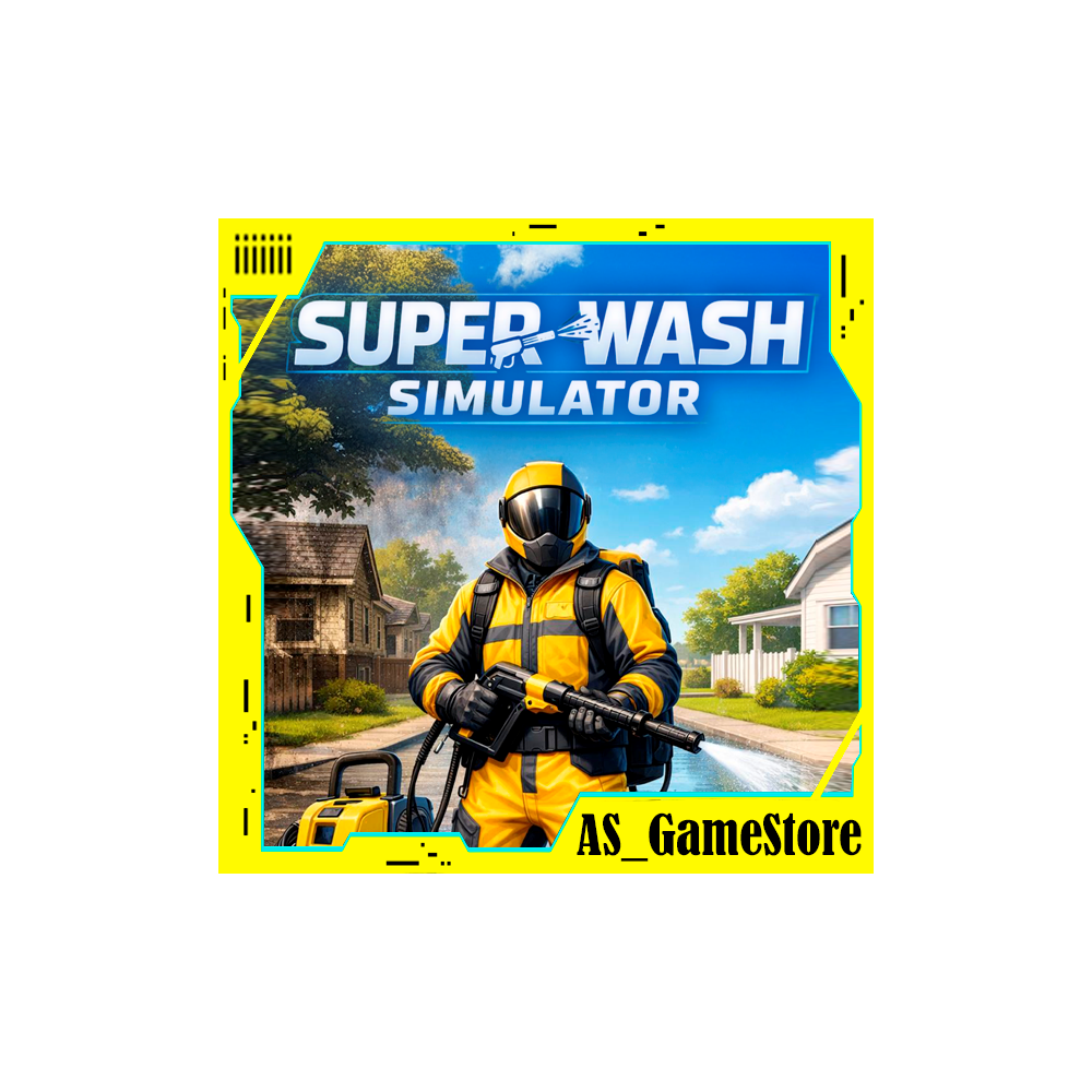 ⚫️Super Wash Simulator / Симулятор Супермойки | ПК Epic Games EGS