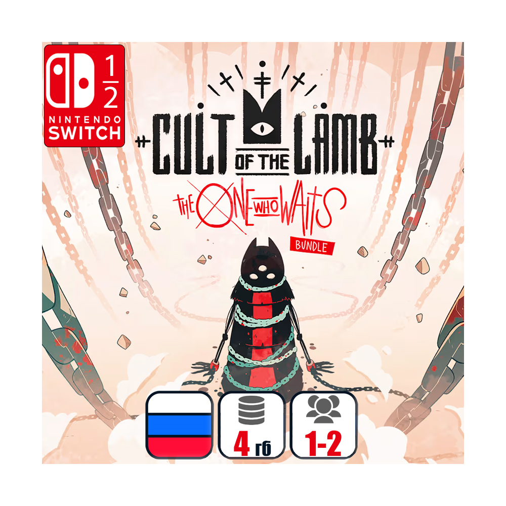 Cult of the Lamb: The One Who Waits (+ВСЕ DLC) | Nintendo Switch 1/2