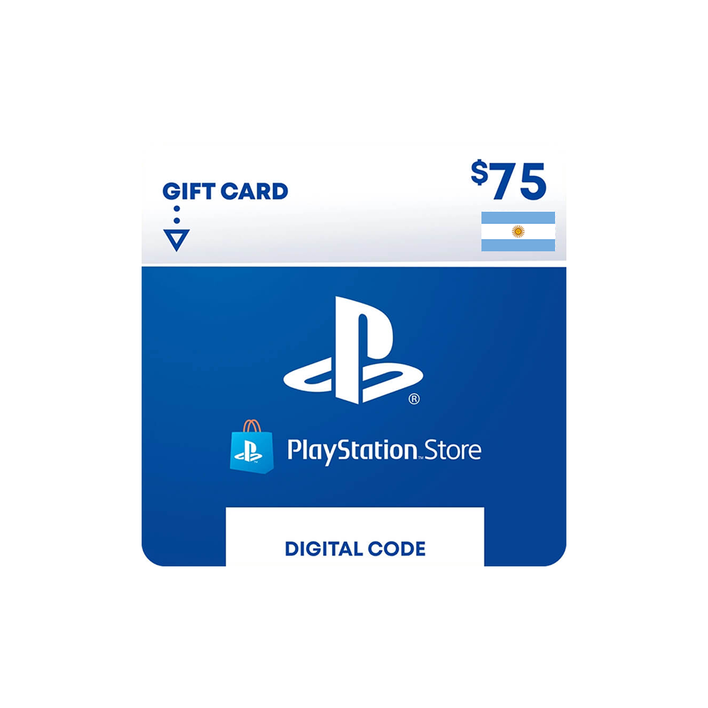 PlayStation Network Card PSN 75 USD (AR)