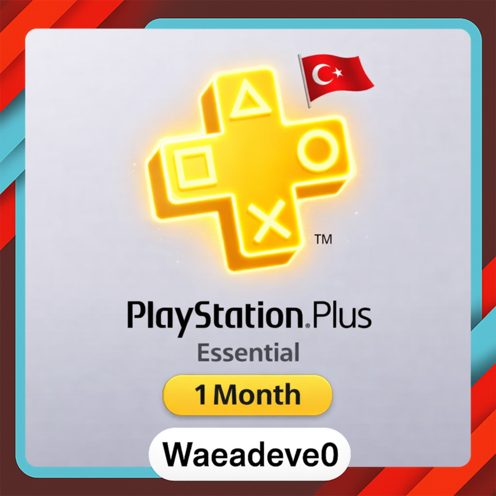 PlayStation Plus Essential (1 month) Subscription (Turkey Region) (PSN)