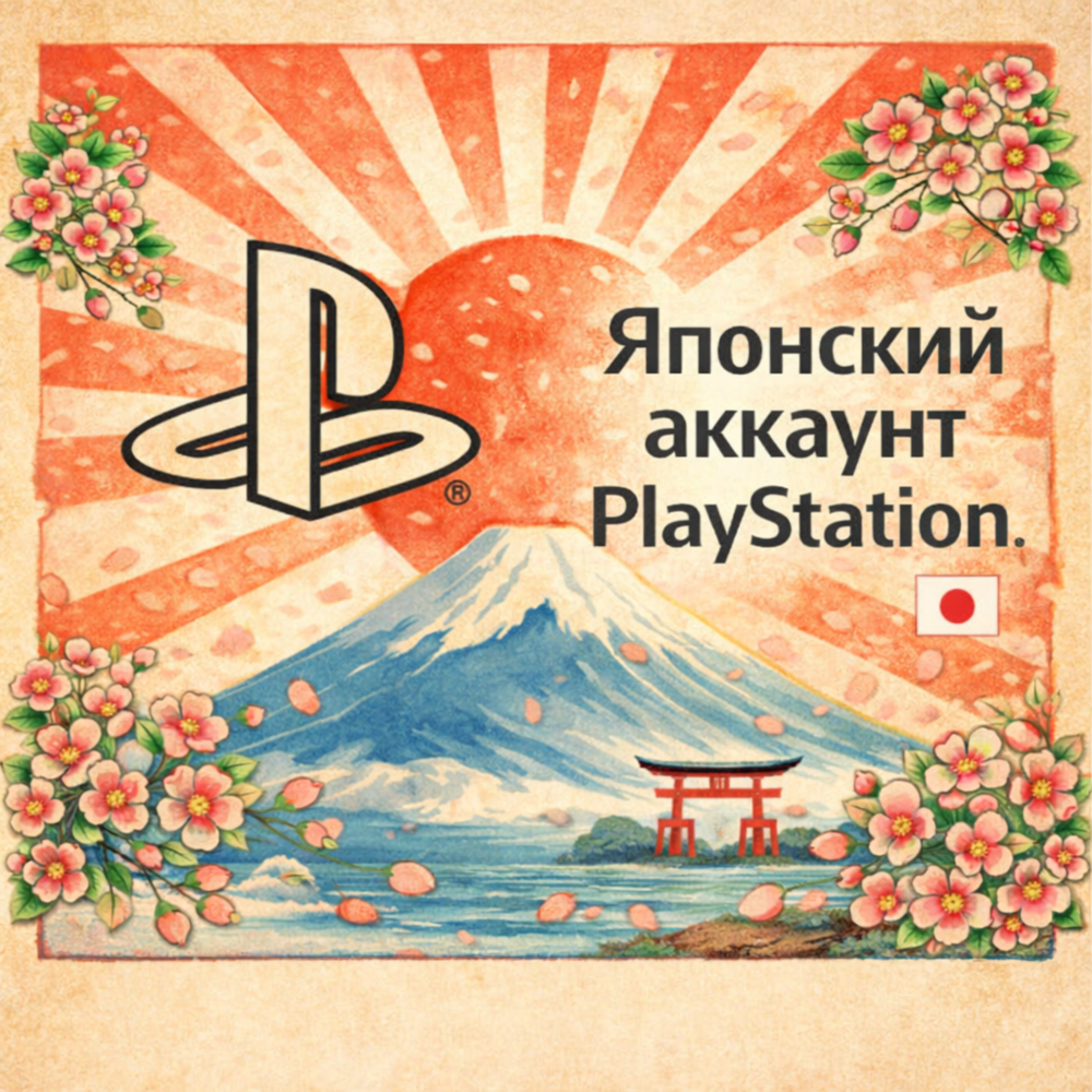 Японский аккаунт PlayStation PS4/PS5 🇯🇵 - Создать на вашу почту