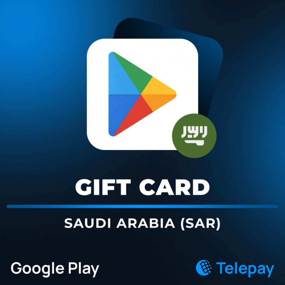 Google Play подарочная карта | Саудовская Аравия | 30 - 500 SAR