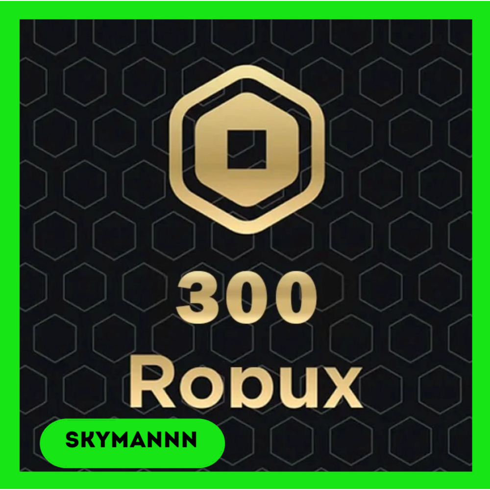 300 ROBUX КАРТА ПОПОЛНЕНИЯ ROBLOX GLOBAL АВТО 24/7