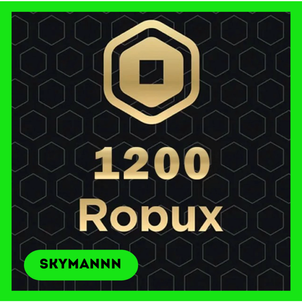 1200 ROBUX КАРТА ПОПОЛНЕНИЯ ROBLOX GLOBAL АВТО 24/7