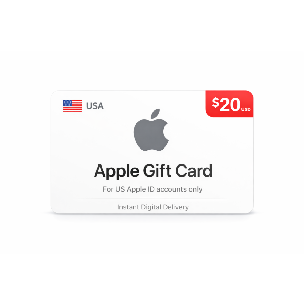 Подарочная карта Apple iTunes USA $20