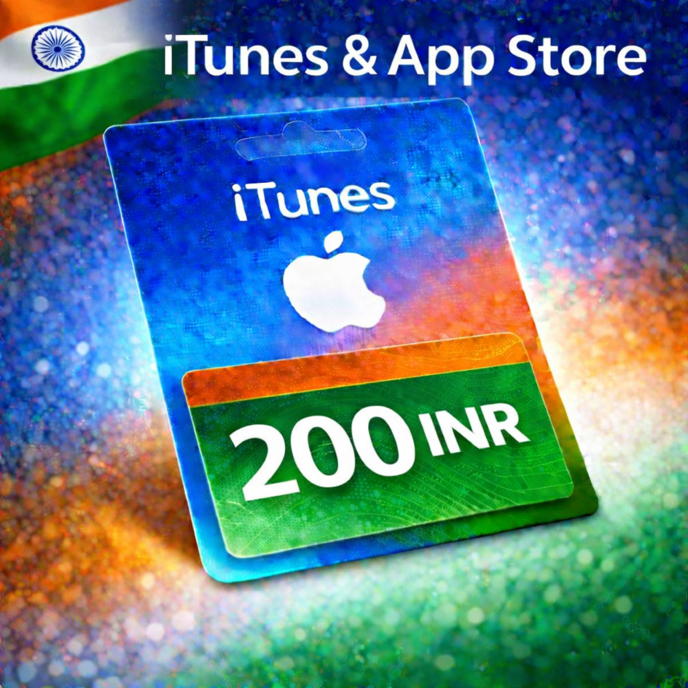 iTunes & App Store Подарочная карта — 200 INR (INDIA)