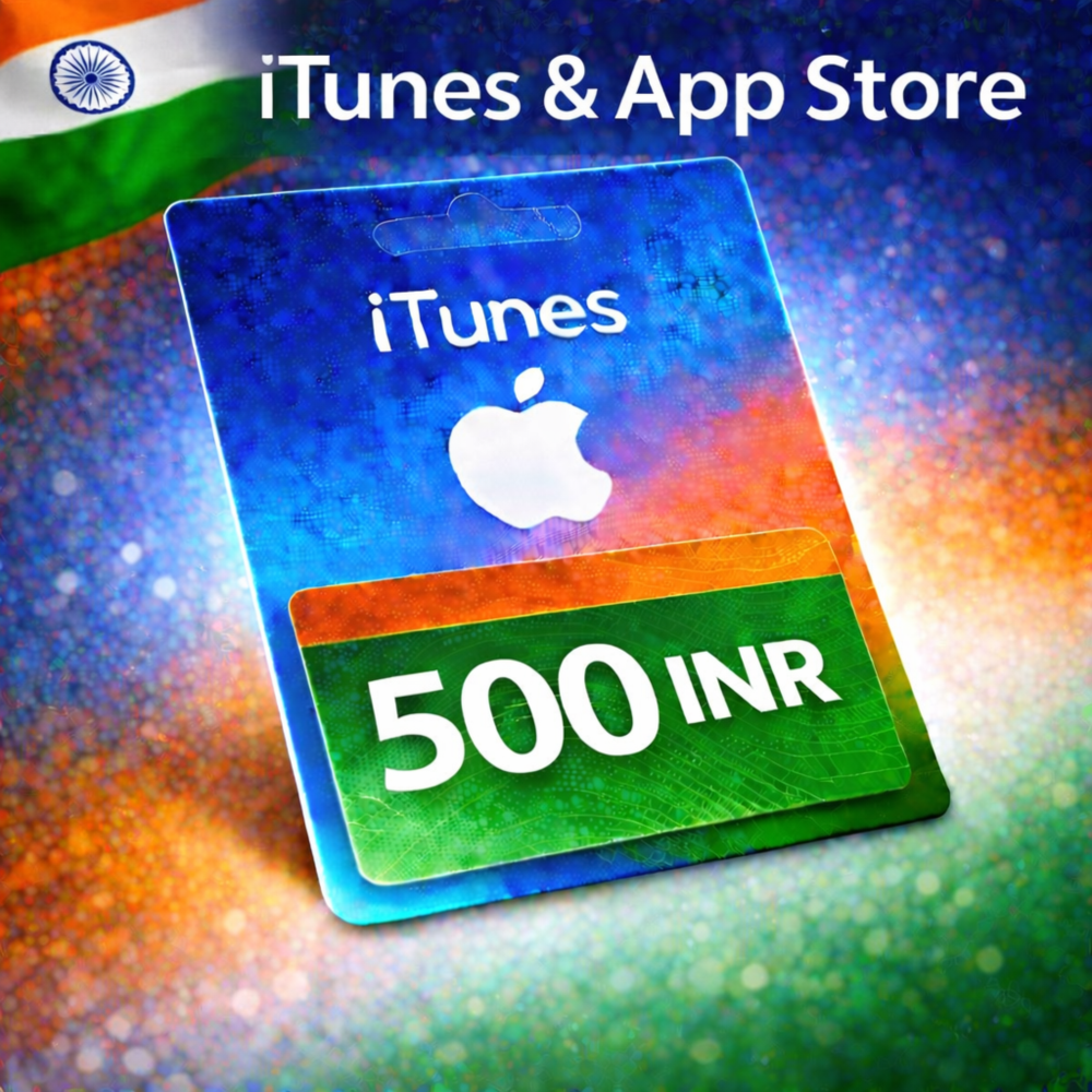 iTunes & App Store Подарочная карта — 500 INR (INDIA)