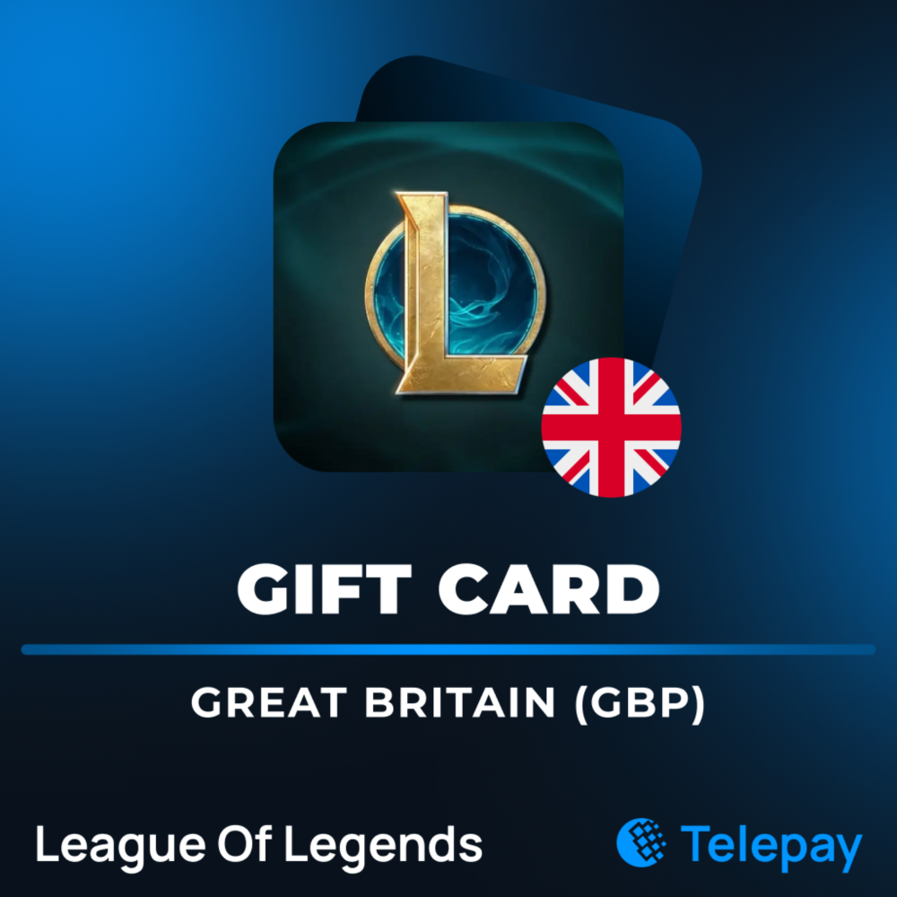 League of Legends подарочная карта | Великобритания (Англия) | 5 - 100 GBP