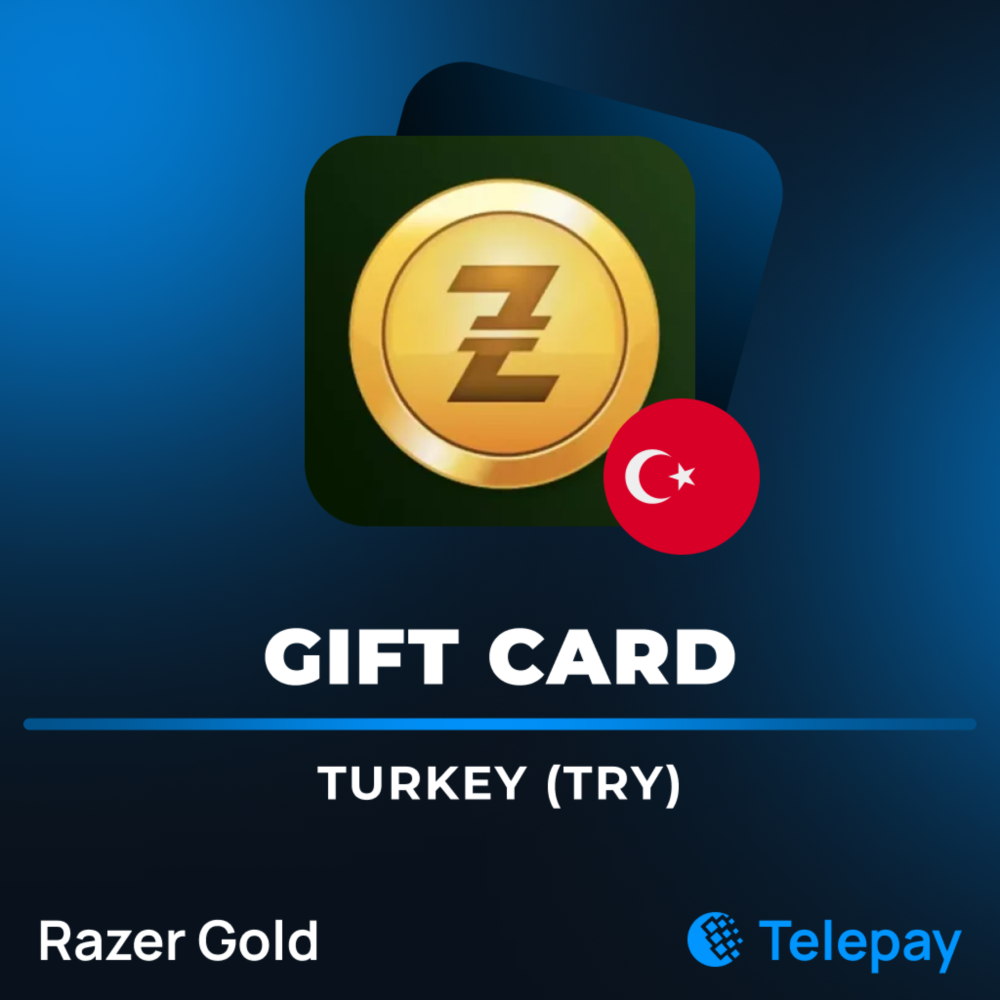 Razer Gold подарочная карта | Турция | 5 - 1000 TRY