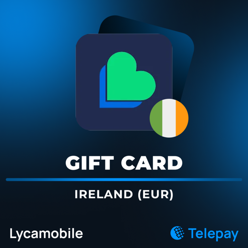 Lyca Mobile подарочная карта | Ирландия | 10 - 30 EUR
