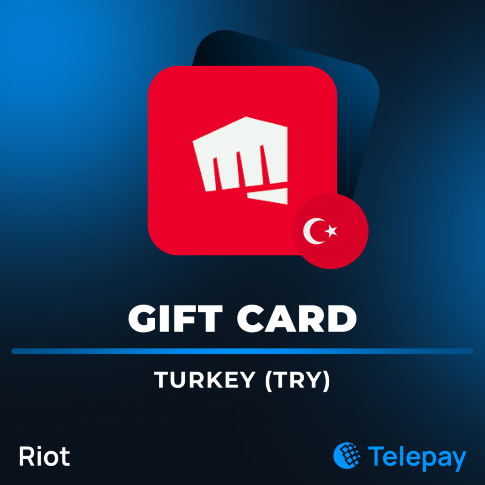 Riot подарочная карта | Турция | 120 - 2450 TRY