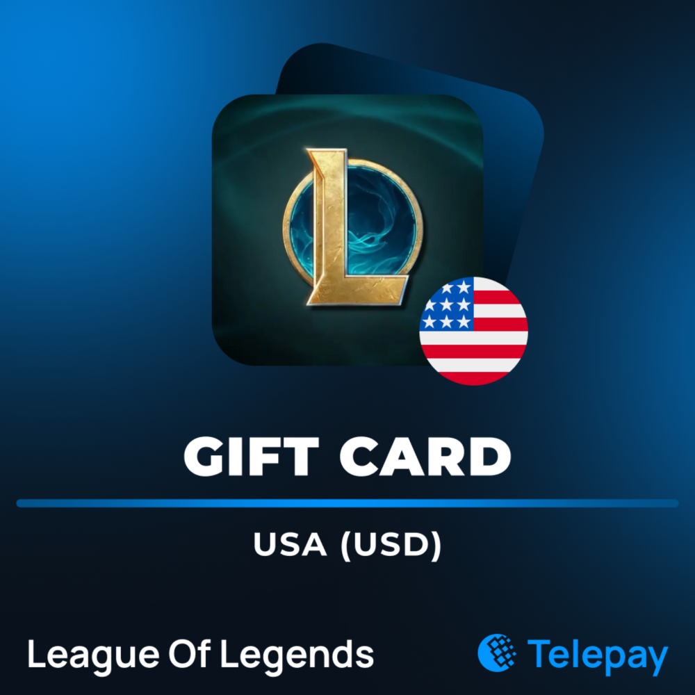 League Of Legends подарочная карта | США | 5 - 100 USD