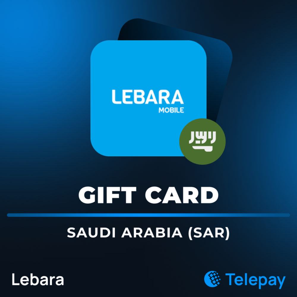 Lebara подарочная карта | Саудовская Аравия | 25 - 380 SAR