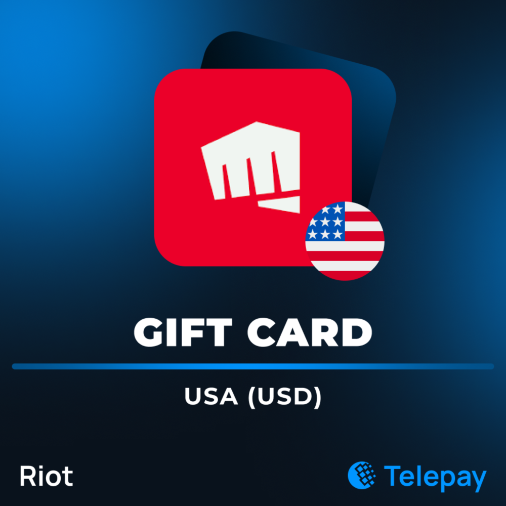 Riot подарочная карта | США | 5 - 50 USD
