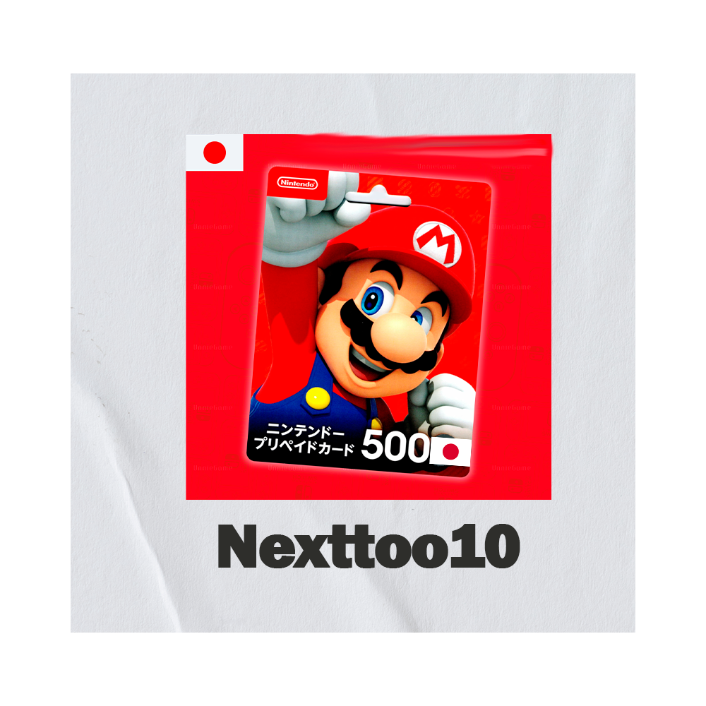 Подарочная карта Nintendo eShop на 500-1000 иен/ Япония