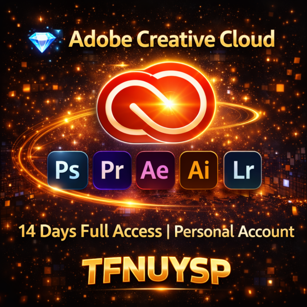 💎 Adobe Creative Cloud Полный Доступ 14 Дней | Личный Аккаунт | TFNUYSP