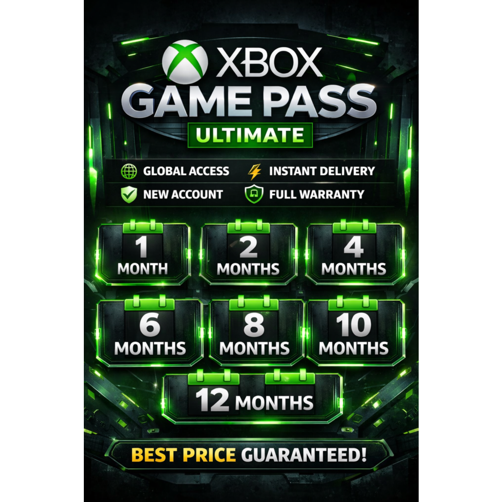 Подписка на Xbox Game Pass Ultimate на 1-2-3-4-5-6-7-11-12 месяцев | Мгновенная доста