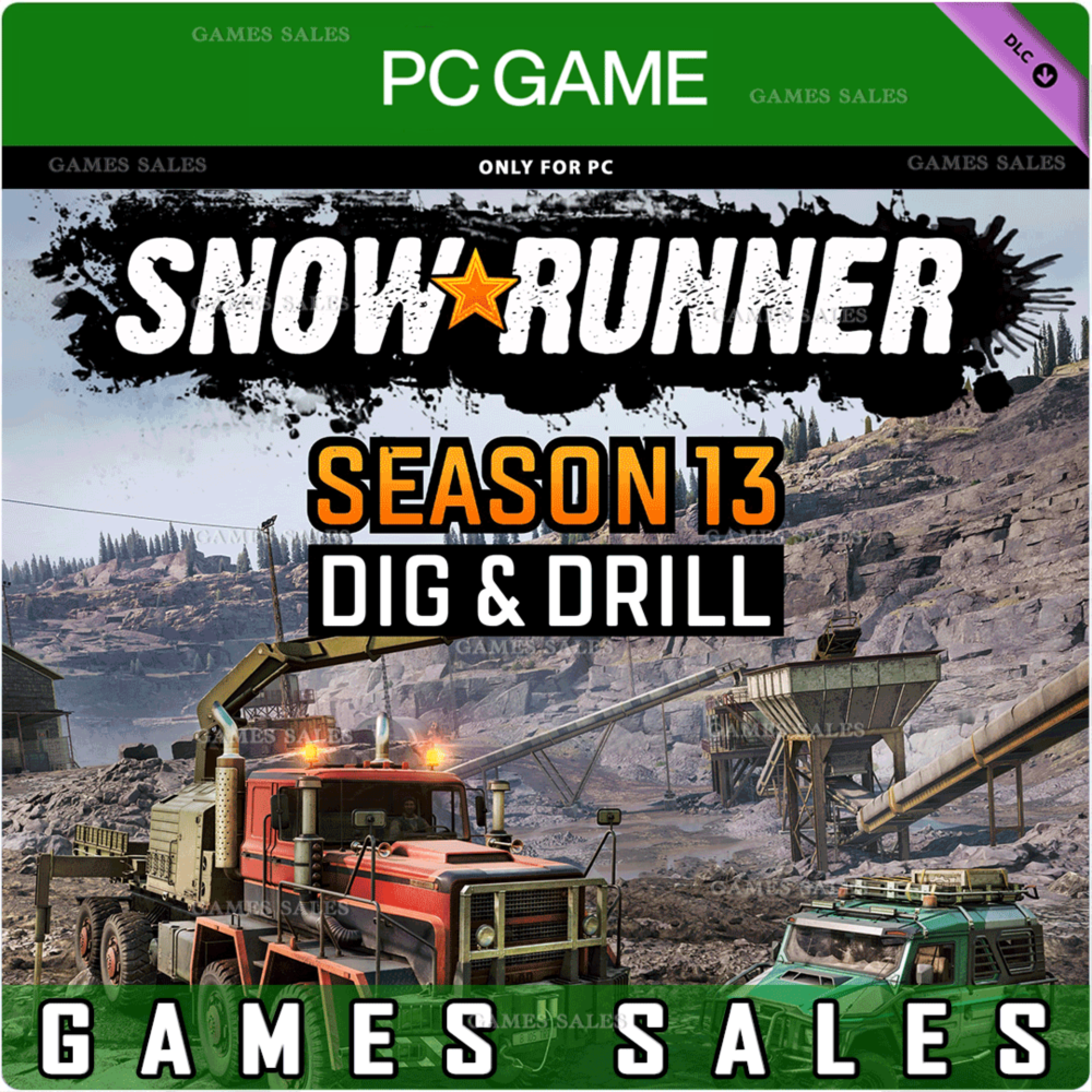 ✅❤️SNOWRUNNER - SEASON 13: DIG AND DRILL (WINDOWS)❤️PC WIN🔑КЛЮЧ✅